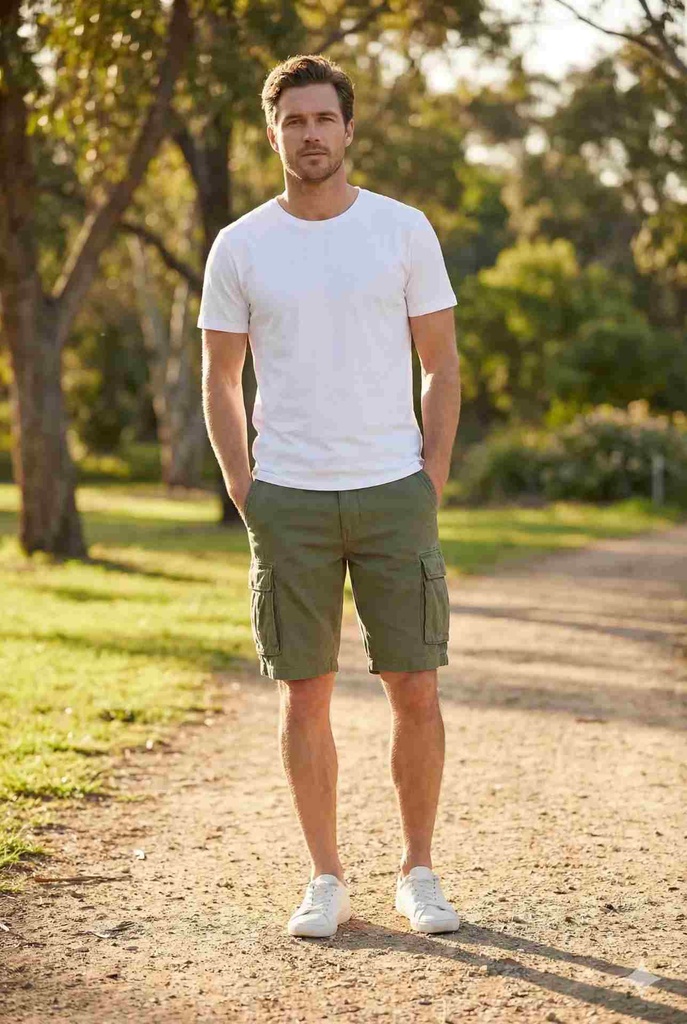 Cotton Cargo Shorts
