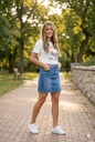 Denim Mini Skirt